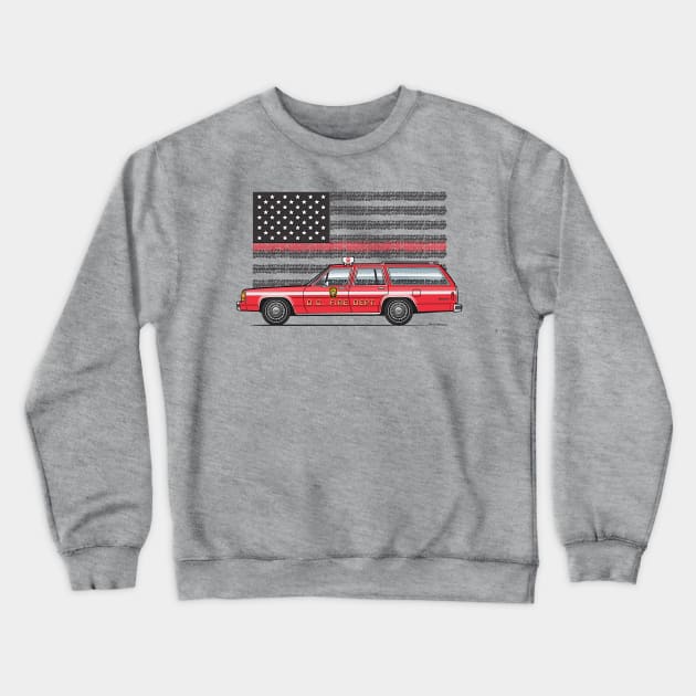 Fire Wagon Crewneck Sweatshirt by JRCustoms44